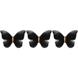 Black Resin Butterfly Wall Accent Set - product view 1