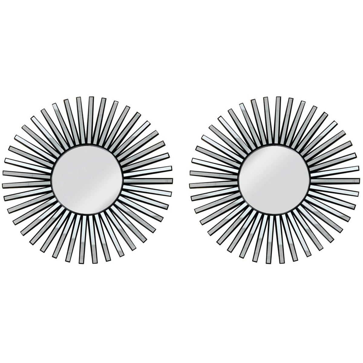 Black Windmill Decorative Mirror Duo - product view 1