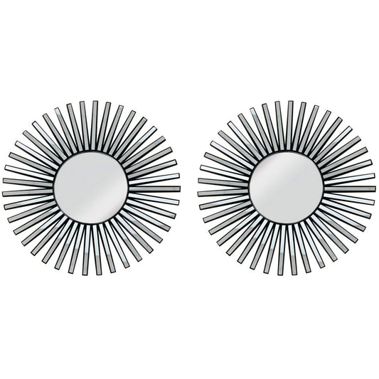 Black Windmill Decorative Mirror Duo - product view 1