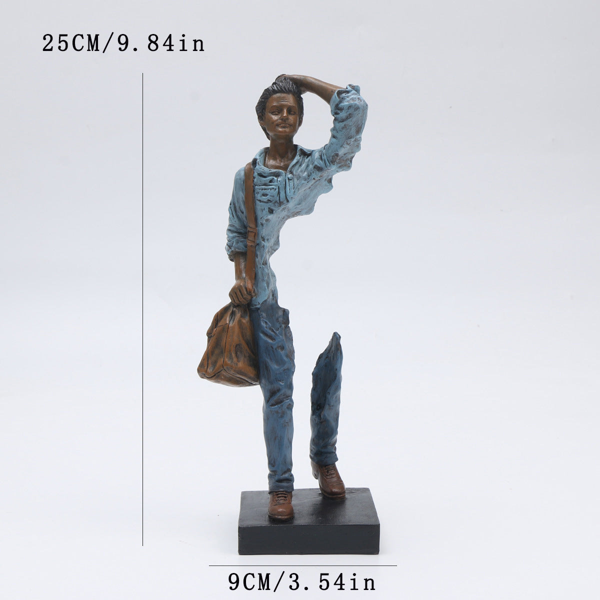 Contemporary Abstract Resin Figure - product view 4