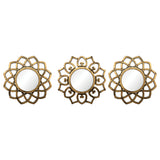 Gold Starburst Mirror Wall Accent Set - product view 1