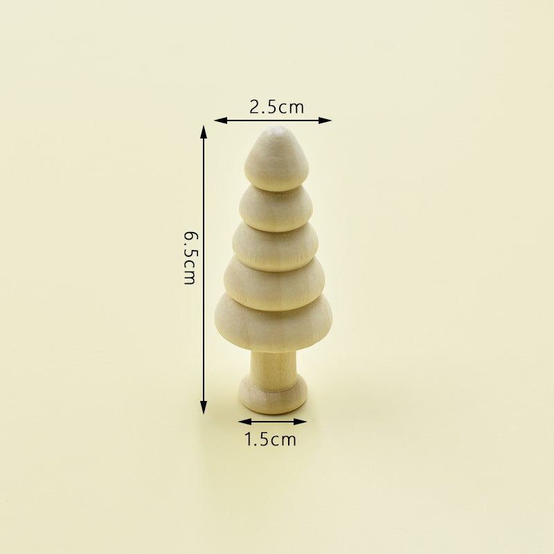 Wooden Mushroom Decorative Ornament Set - product view 13
