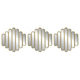 Wave-Pattern Decorative Mirror Set - product view 2