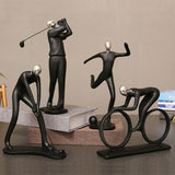 Minimalist Resin Sports Figure Ornament - product view 1