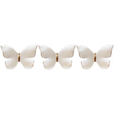 White Resin Butterfly Wall Accent Set - product view 1