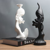 Minimalist Character Resin Desk Figurine - product view 1