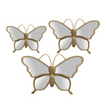 Gold Butterfly Decorative Mirror Set - product view 1