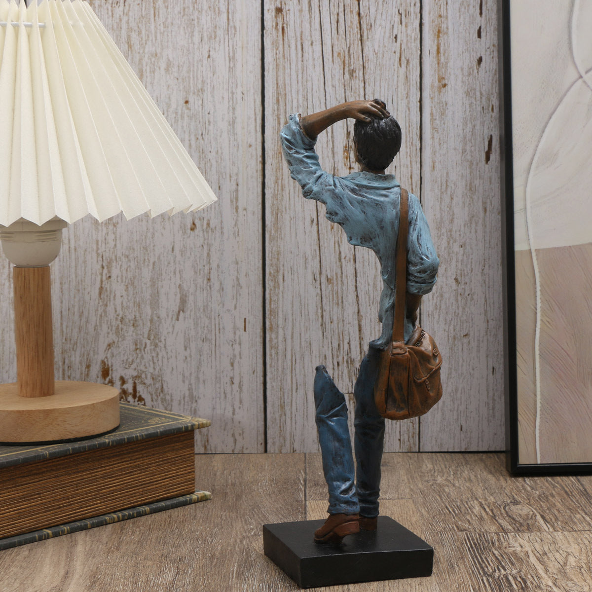 Contemporary Abstract Resin Figure - product view 2