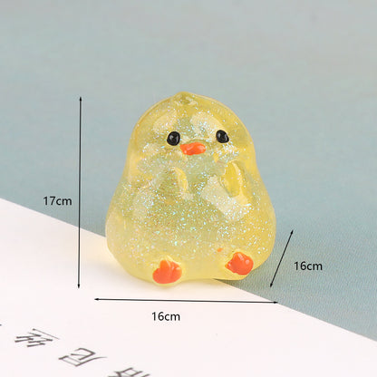 Tiny Yellow Duck Miniature Scene Accent - product view 3