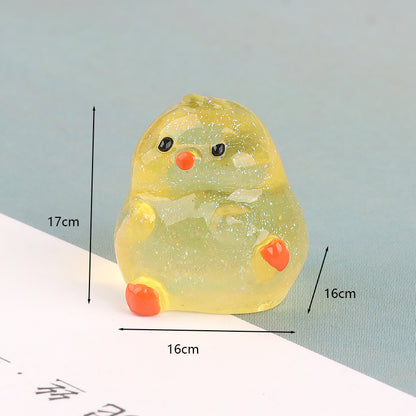 Tiny Yellow Duck Miniature Scene Accent - product view 5