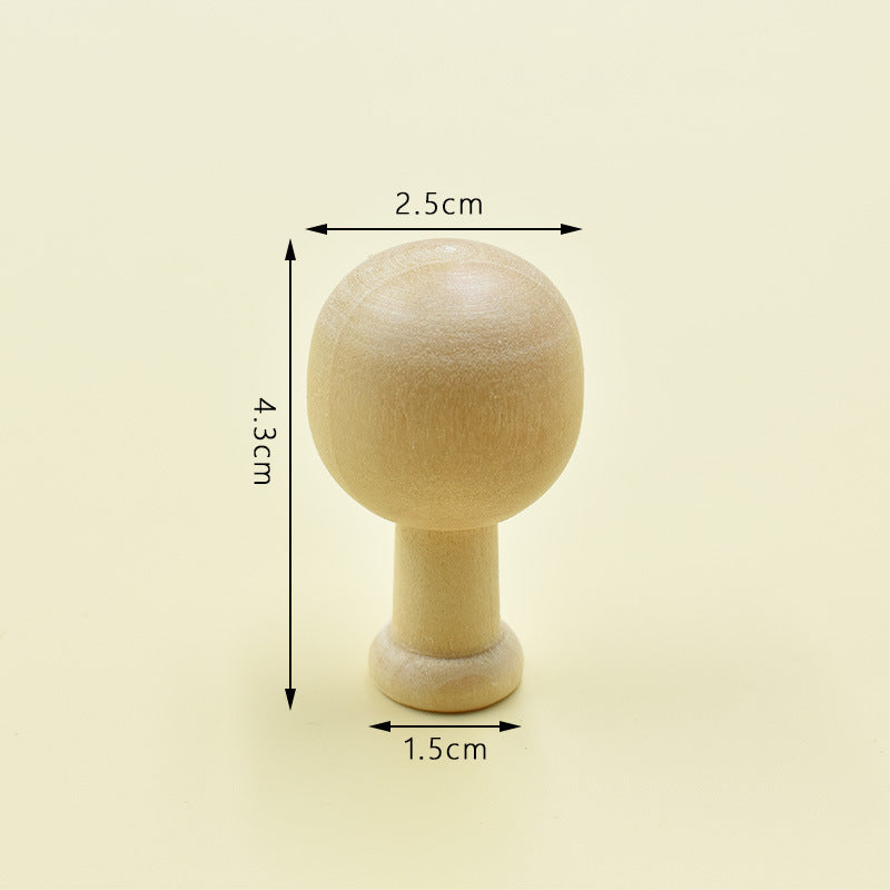 Wooden Mushroom Decorative Ornament Set - product view 6