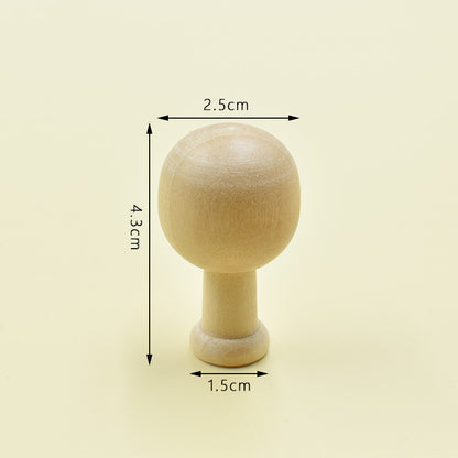Wooden Mushroom Decorative Ornament Set - product view 6