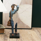Contemporary Abstract Resin Figure - product view 1
