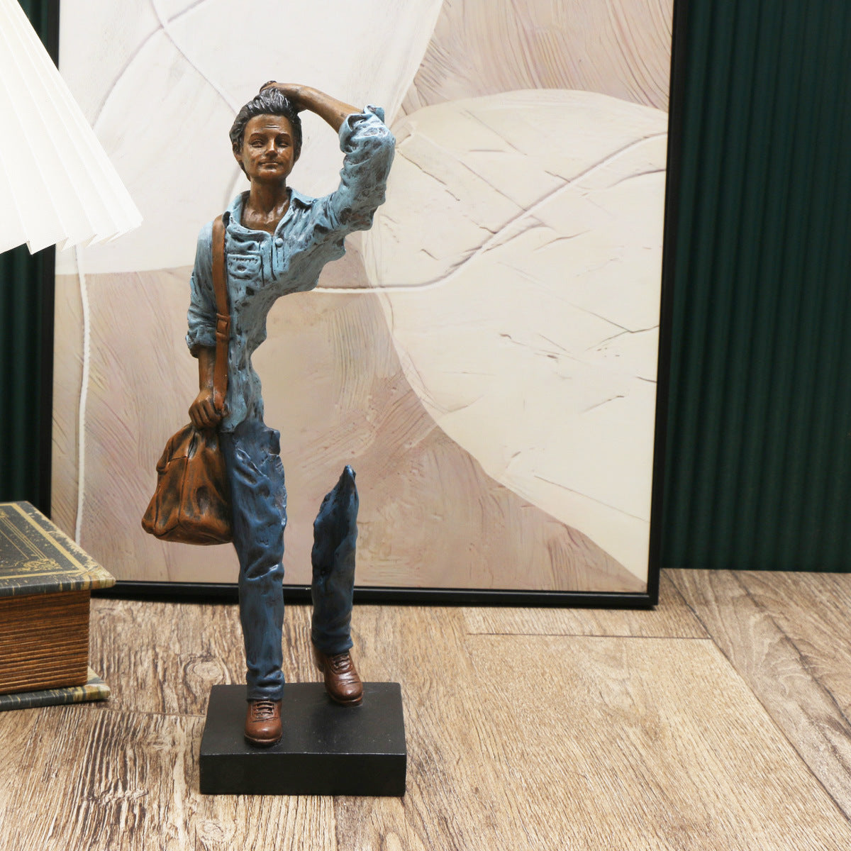 Contemporary Abstract Resin Figure - product view 1