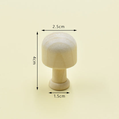 Wooden Mushroom Decorative Ornament Set - product view 5