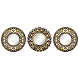 Antique Gold Scroll Mirror Wall Accent Set - product view 1