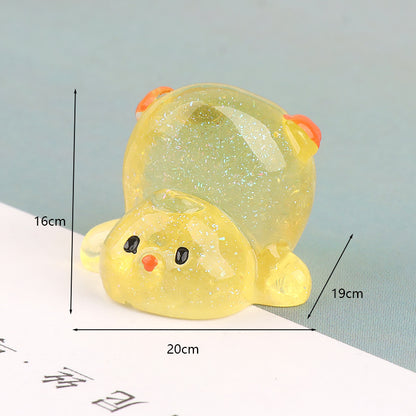Tiny Yellow Duck Miniature Scene Accent - product view 6