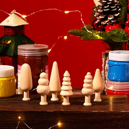 Wooden Mushroom Decorative Ornament Set - product view 2