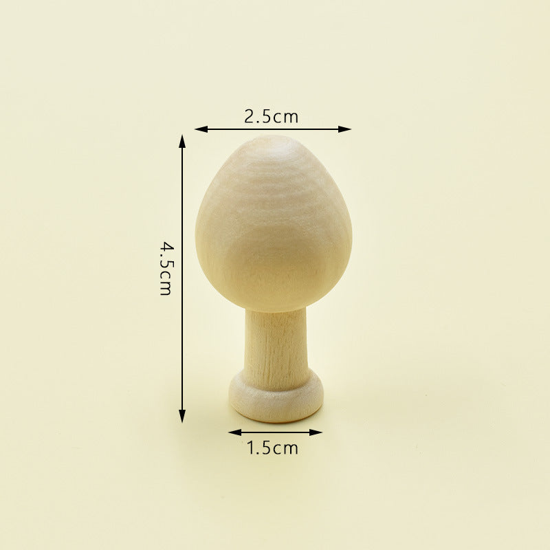 Wooden Mushroom Decorative Ornament Set - product view 9