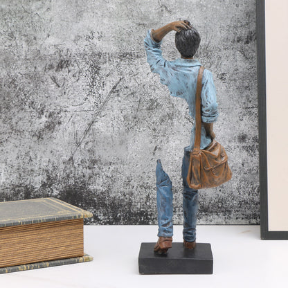 Contemporary Abstract Resin Figure - product view 3